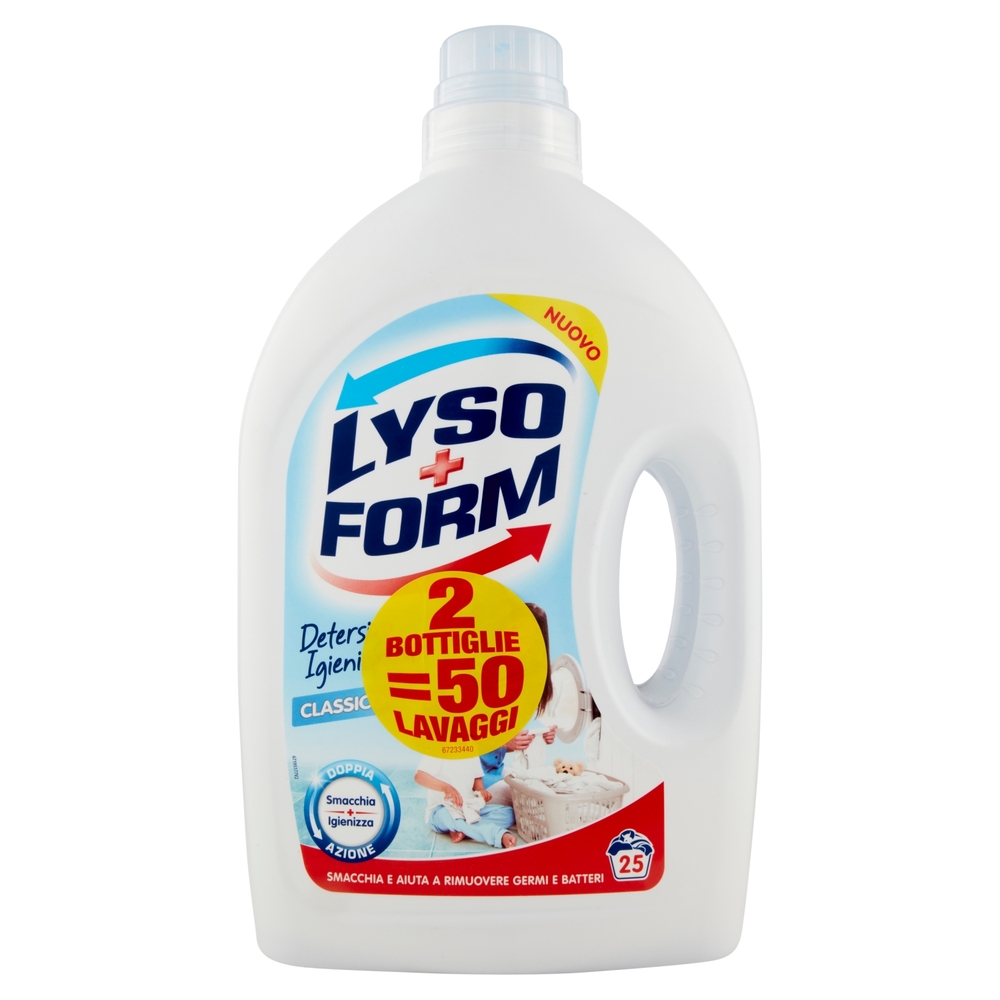 Lysoform Detersivo Igienizzante Classico 2 x 1,625 L